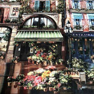 Flower District Fabric Placemat Panels & Runner